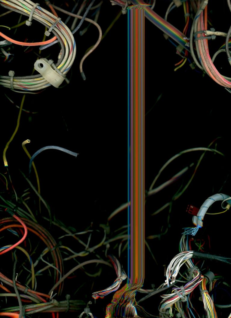 A Nocturnal Cicada Inside the Electric Wire Network, 2025